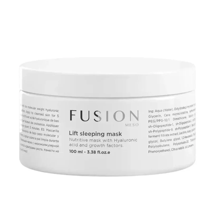 FUSION MESOTHERAPY Lift Sleeping Mask maitinamoji naktinė kaukė su hialurono rūgštimi