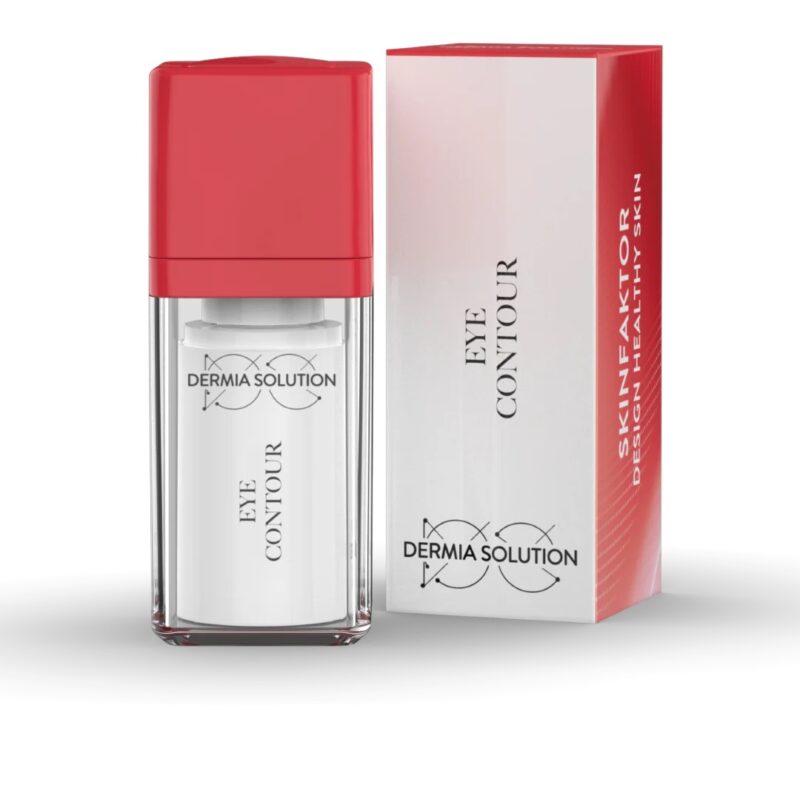 DERMIA SOLUTION Eye Contour akių srities kremo pakuotė