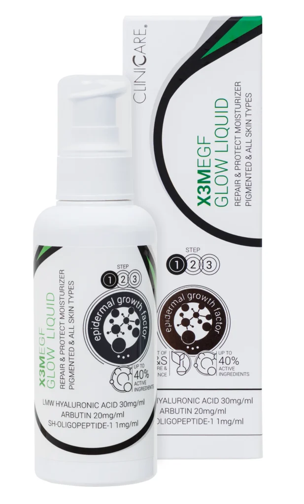 X3M EGF GLOW LIQUID MOISTURIZER Tonikas prieš odos senėjimą, antipigmentinis poveikis