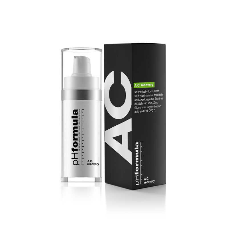 pHformula A.C. Recovery atkuriamasis koncentratas aknės pažeistai odai, pakuotė