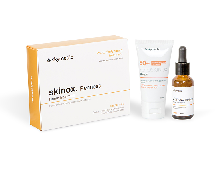 SKINOX REDNESS Jautrios odos priežiūros rinkinys