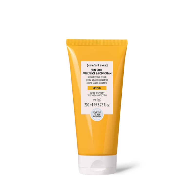 COMFORT ZONE Sun Soul Cream SPF 50+ apsauginis kremas nuo saulės veidui ir kūnui