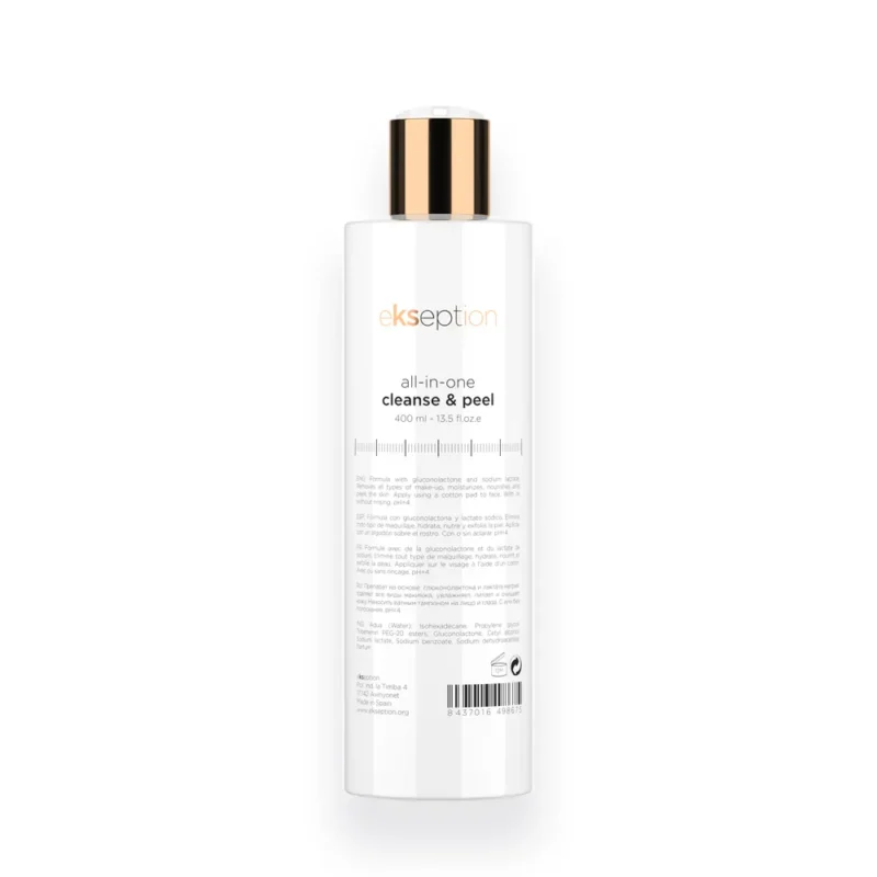 EKSEPTION All In One Cleanse & Peel kreminis prausiklis su PHA rūgštimis