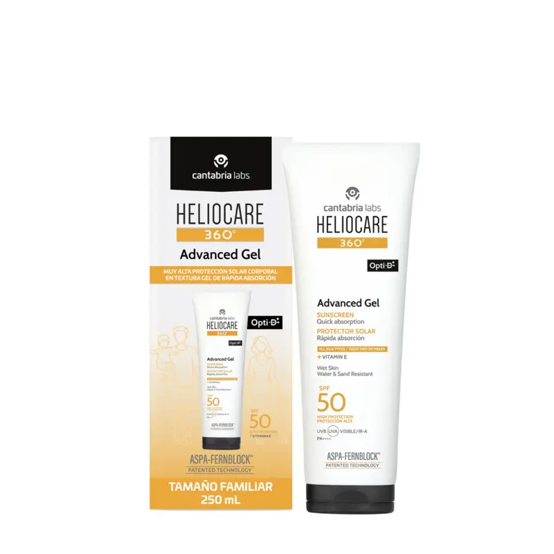 CANTABRIA LABS HELIOCARE 360 Advanced Gel SPF 50 apsauginis gelis kūnui