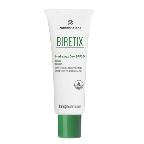 CANTABRIA LABS BIRETIX Hydramat Day SPF 30 dieninis fluidas