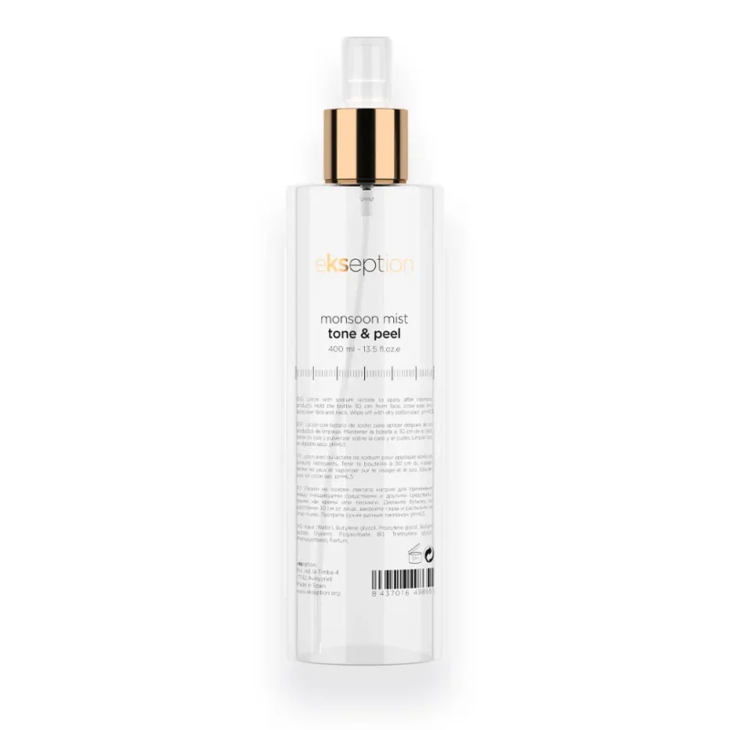EKSEPTION Monsoon Mist Tone & Peel drėkinamoji veido tonizuojamoji dulksna