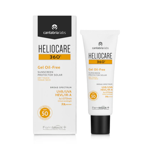 CANTABRIA LABS HELIOCARE 360 Oil-Free gelis SPF 50, apsauginis gelis nuo saulės