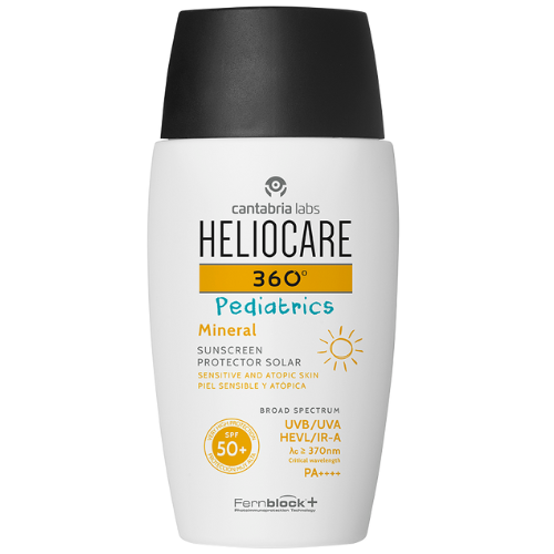 HELIOCARE 360 Pediatrics Mineral SPF50+ apsauga nuo saulės vaikams ir kūdikiams