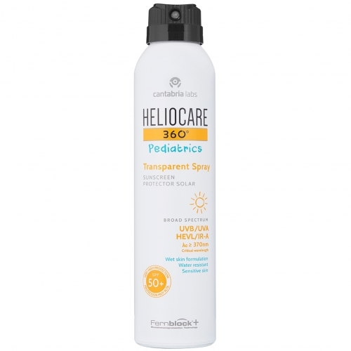 CANTABRIA LABS HELIOCARE 360 Pediatrics Transparent purškiama apsauga vaikams SPF50+