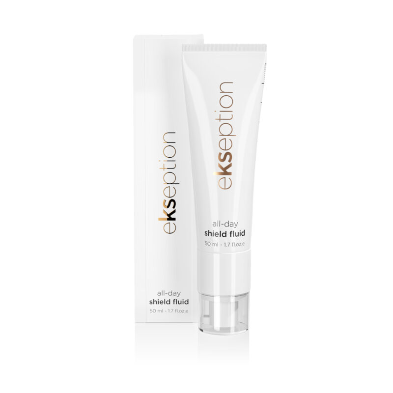EKSEPTION All-Day Shield Fluid apsauginis dieninis veido fluidas SPF 25