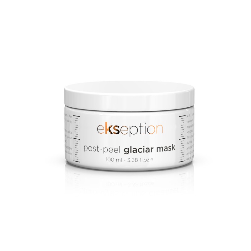 EKSEPTION Post-Peel Glaciar Mask gaivinamoji veido kaukė, 100 ml