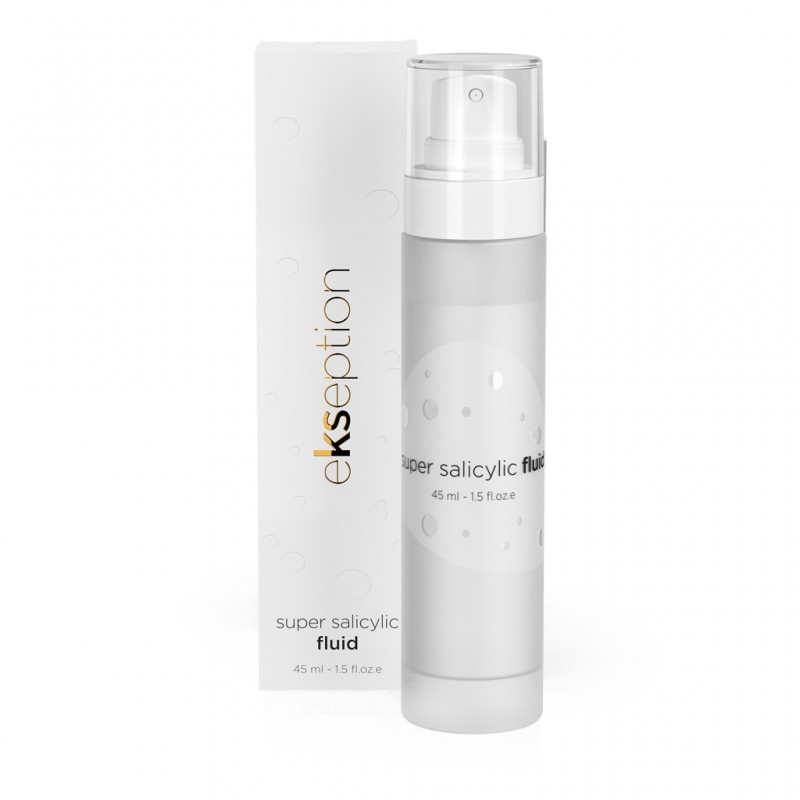 EKSEPTION Super Salicylic Fluid serumas riebiai ir netobulumų linkusiai odai, 45 ml